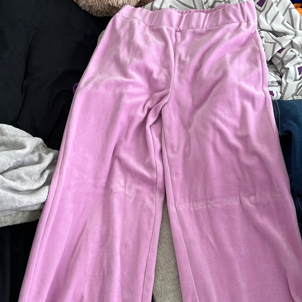 Pink Velvet Pants